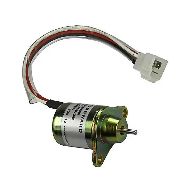 12V Fuel Shut Off Stop Solenoid Valve 2503531 for Yanmar Cummins Excavator
