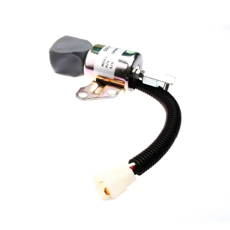 12V Fuel Shutoff Solenoid 7000782 for Bobcat Excavator 418 E08 E10 E17 E19 E20