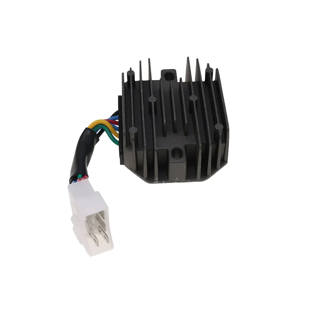 12V Rectifier Regulator 6 Wire Plug 1J757-64600 For Kubota Compact Track Loader SVL75-2C SVL75C SVL90 SVL90-2