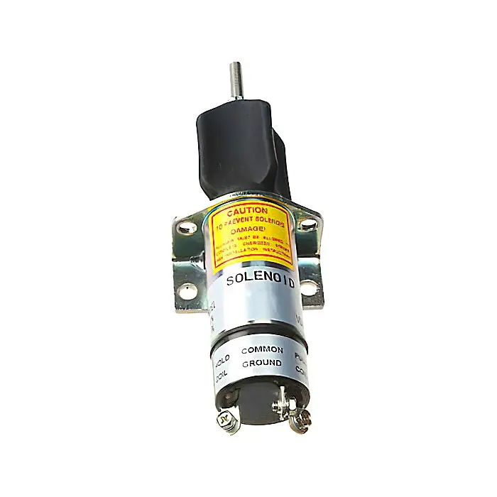 12V Shut Down Solenoid 1500-2027 1502-12D6U2B2S2A for Woodward Model 1502-12D Flange