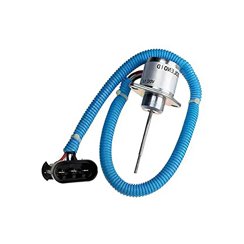 12V Stop Solenoid 1E152-60011 1E15260011 for Kubota Engine V2203 12V Stop Solenoid 1E152-60011 1E15260011 for Kubota Engine V2203