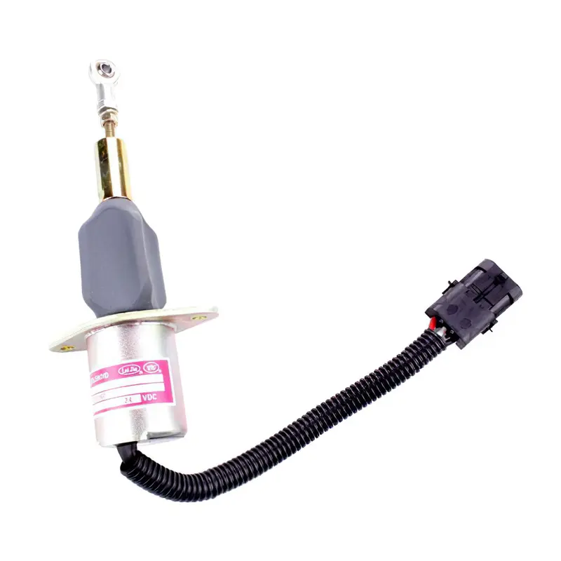 24V Hyundai R290 Excavator Stop Solenoid 3928161 SA-4293-24 For Cummins Engine 24V Hyundai R290 Excavator Stop Solenoid 3928161 SA-4293-24 For Cummins Engine