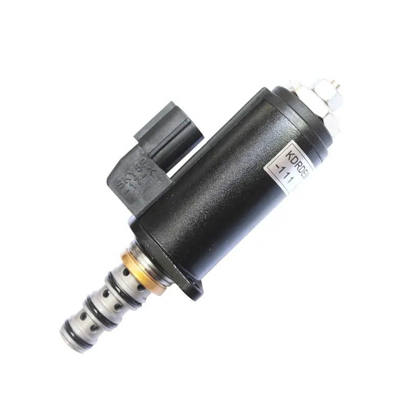 24V Solenoid Valve KDRDE5K-31/30C50-140-T for Sany SY215C-9 SY225C-9 SY235C-9 Kobelco SK200-5 SK210-8 SK260-8 Excavator 24V Solenoid Valve KDRDE5K-31/30C50-140-T for Sany SY215C-9 SY225C-9 SY235C-9 Kobelco SK200-5 SK210-8 SK260-8 Excavator