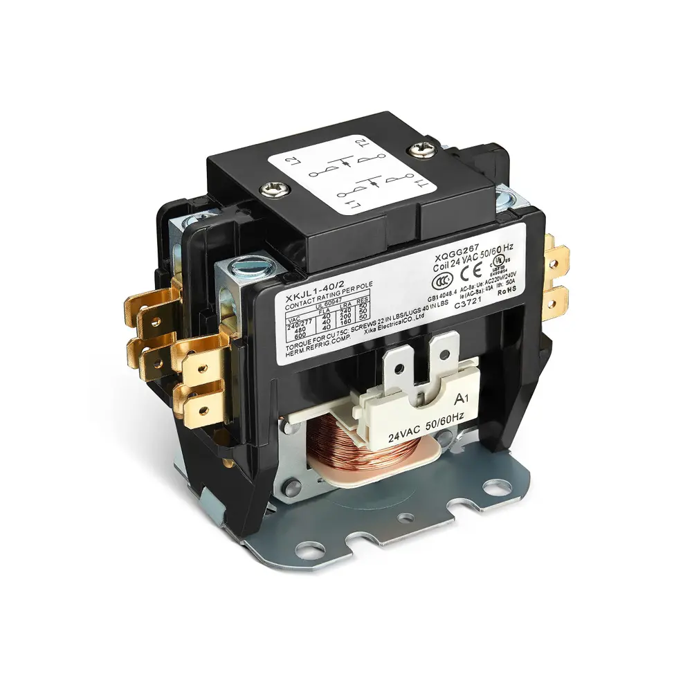 2 Poles 20A 24VAC Definite Purpose Contactor SA-2P-20A-24 2 Poles 20A 24VAC Definite Purpose Contactor SA-2P-20A-24