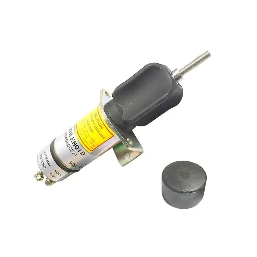 2 Terminals 12V Throttle Choke Solenoid 3740028 1502-12C2U1B1S1 for JLG Lift Kubota DF750