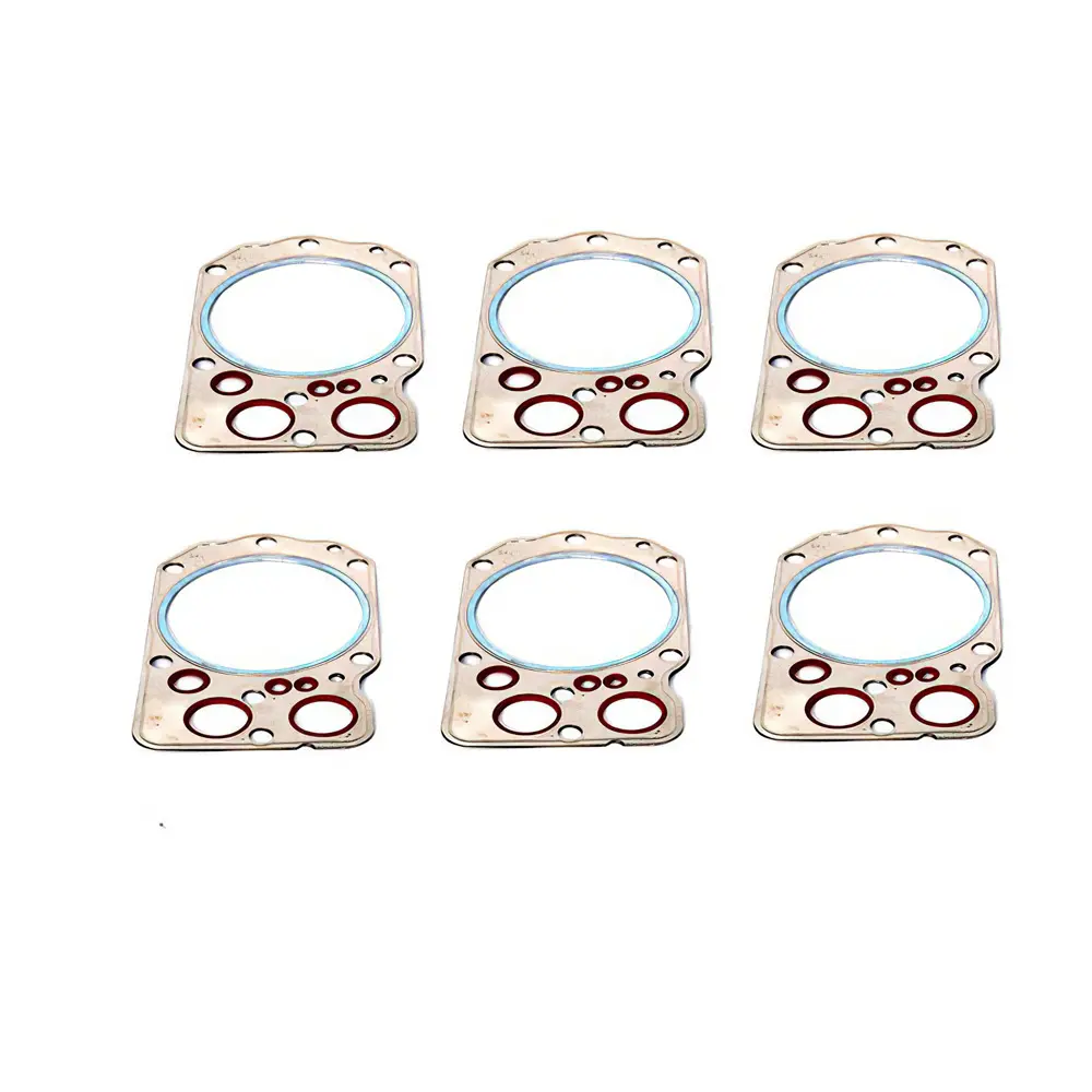 6 Pcs Cylinder Head Gasket ME051714 For Mitsubishi 6D22 Engine FV517 Truck