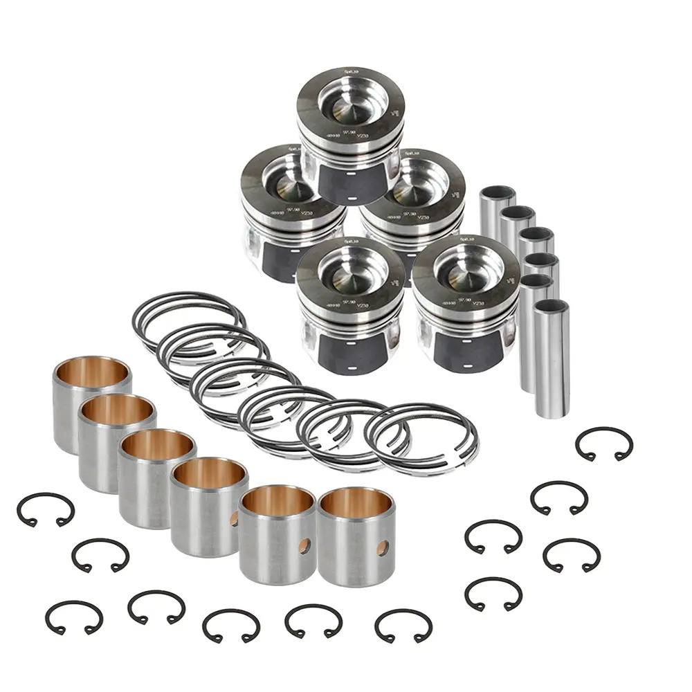 6 Pcs Piston Kit 04501382 for Deutz Engine TCD6L20122V Volvo Excavator EC210B Caterpillar Dozer D6E 6 Pcs Piston Kit 04501382 for Deutz Engine TCD6L20122V Volvo Excavator EC210B Caterpillar Dozer D6E