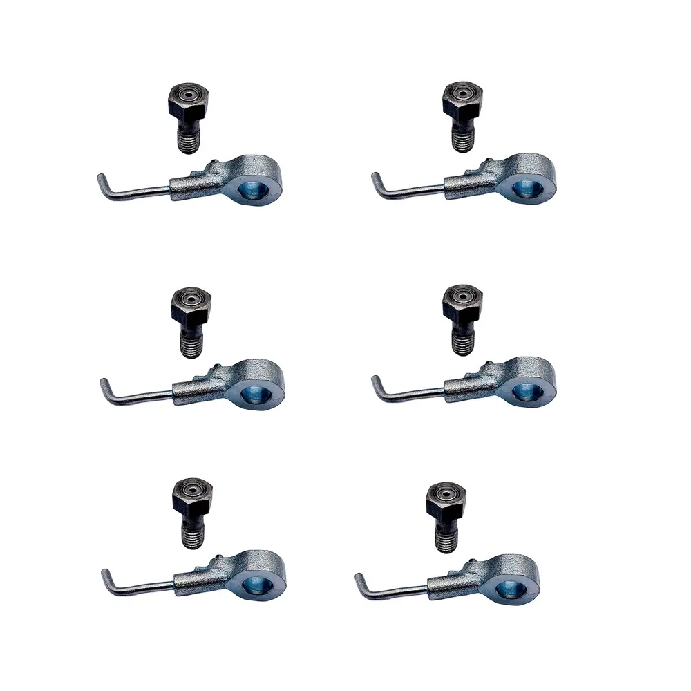 6PCS Oil Nozzle ME014316 for Mitsubishi Engine 6D34 Kobelco Excavator SK200-6