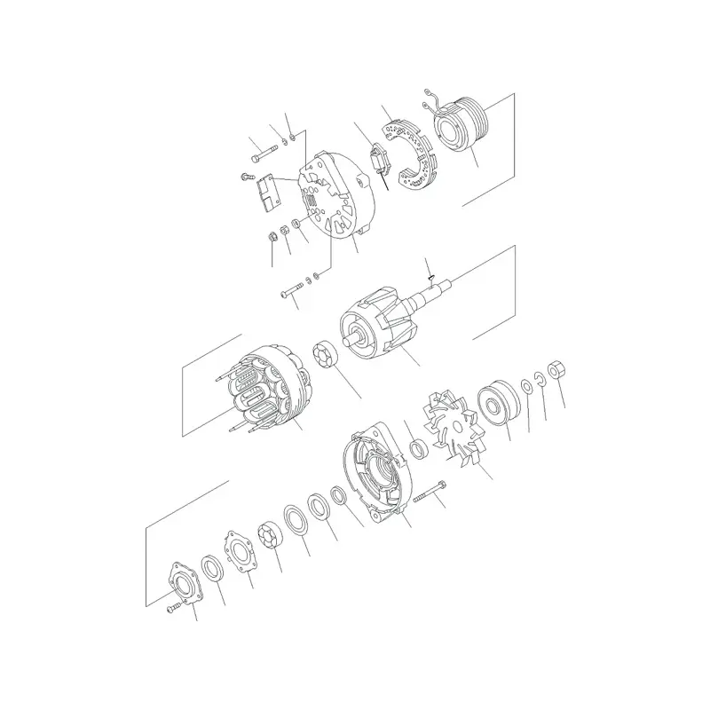 Buy 90 Amp Alternator 600-825-9330 for Komatsu SA12V140 SAA12V140E SAA6D170E SDA12V140 SDA12V140E Engine Buy 90 Amp Alternator 600-825-9330 for Komatsu SA12V140 SAA12V140E SAA6D170E SDA12V140 SDA12V140E Engine