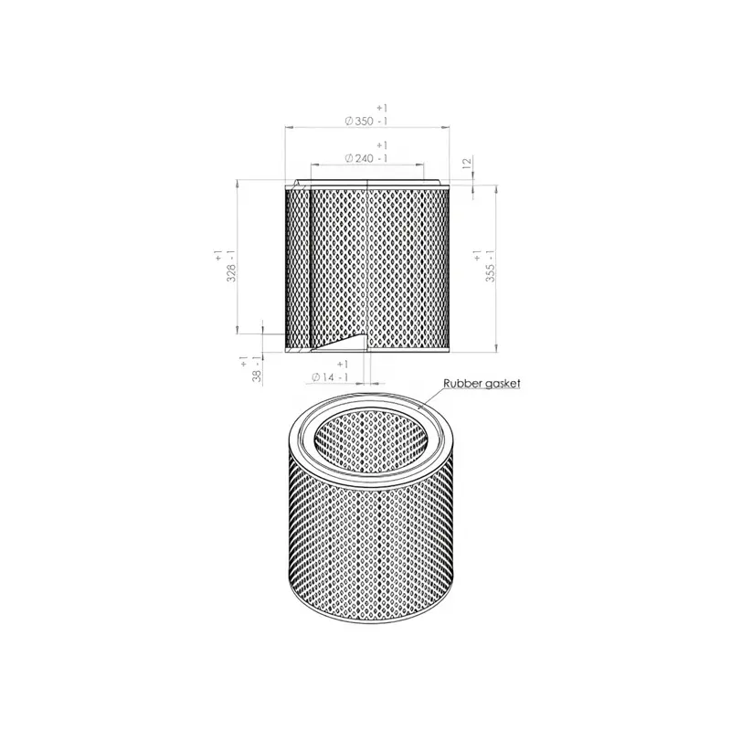 Air Filter 1630040699 for Atlas Copco Compressor sale