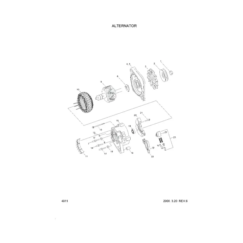 Alternator 21EA-00040 For Hyundai R130LC R130LC-3 R130W R170W-3 R180LC-3 R200W-2 R200W R210LC-3 R210LC-3_LL R280LC R290LC Alternator 21EA-00040 For Hyundai R130LC R130LC-3 R130W R170W-3 R180LC-3 R200W-2 R200W R210LC-3 R210LC-3_LL R280LC R290LC