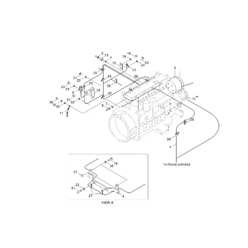 Alternator 21L8-00090 For Hyundai HL720-3 HL720TM-3