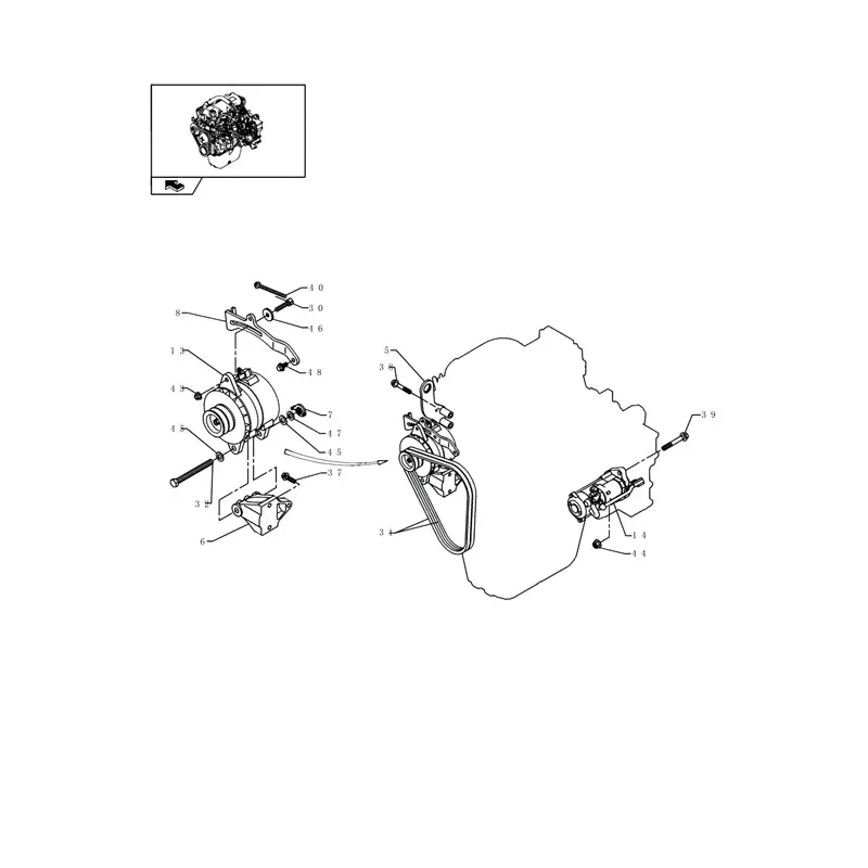 Alternator VH270402192A VHS270402500 2B95-50 27040-2191 For Kobelco Excavator SK250-8 Hino Engine J05E Alternator VH270402192A VHS270402500 2B95-50 27040-2191 For Kobelco Excavator SK250-8 Hino Engine J05E