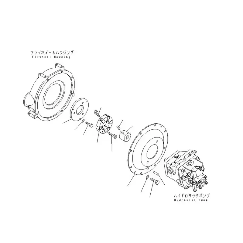 Coupling Assy 20P-01-81200 for Komatsu Excavator PC28UU-3 PC27R-8 Coupling Assy 20P-01-81200 for Komatsu Excavator PC28UU-3 PC27R-8