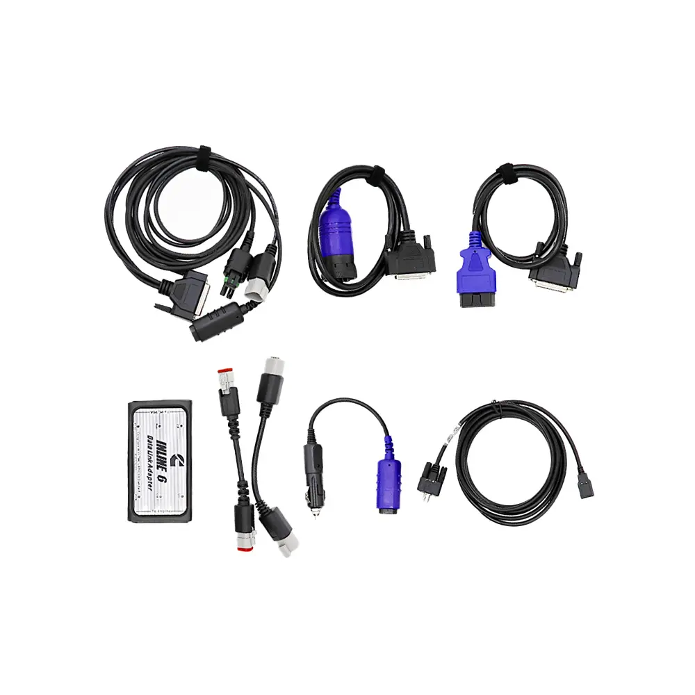 Cummins INLINE 6 Data Link Adapter full kit with INSITE 8.7 pro Software for Engine ISC QSB ISDE ISZ QSL Trucks Diagnostic Programming Cummins INLINE 6 Data Link Adapter full kit with INSITE 8.7 pro Software for Engine ISC QSB ISDE ISZ QSL Trucks Diagnostic Programming