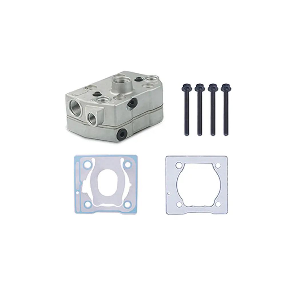 Cylinder Head Complete of Air Brake Compressor 3971519 for Cummins Engine ISBE DAF Truck LF45 LF55 Cylinder Head Complete of Air Brake Compressor 3971519 for Cummins Engine ISBE DAF Truck LF45 LF55