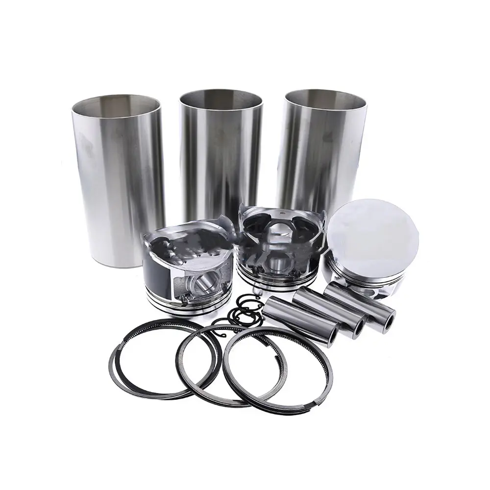 Cylinder Liner 3 Units 1 Set For Komatsu Excavator PC40FR-1 PC40FR-2 Yanmar Engine 3TNE88 Komatsu Engine 3D88