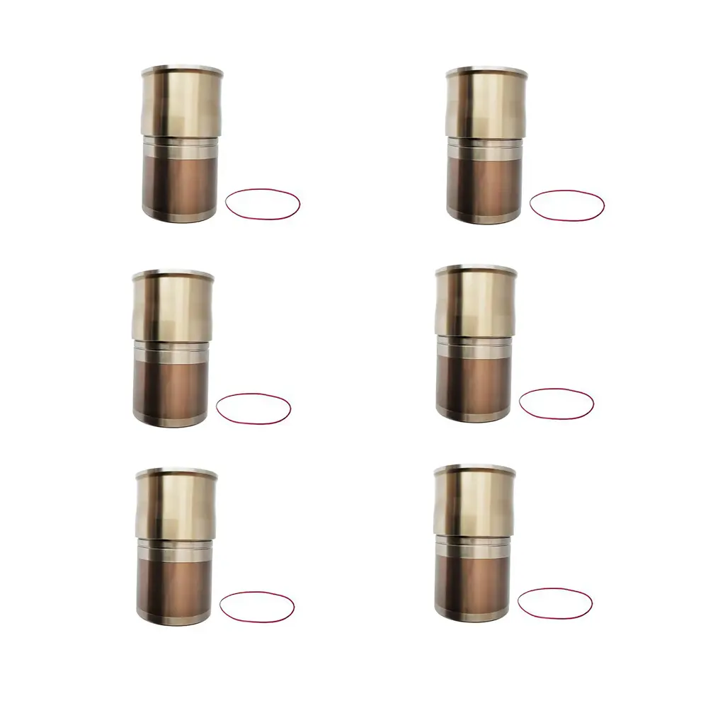 Cylinder Liner Kit 4089153 for Cummins Engine ISX QSX Hyundai R800LC-9 R800LC-7A R800LC-9 FS Crawler Excavator