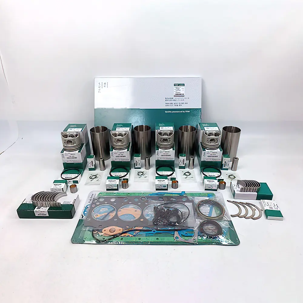 Cylinder Liner Kit Engine Four Matching for Komatsu Backhoe WB93R-2 WB97R-2 WB97S-2 WB98A-2 Komatsu Engine 4D106 Yanmar Engine 4TNV106