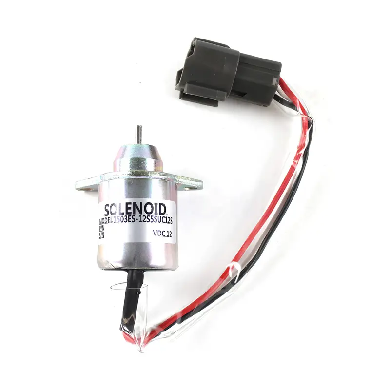 Engine Flameout Solenoid 150ES-12S5SUC128 779233-77932 for Excavator Hyundai R55 R60-7 Doosan DH55 DH60 Komatsu PC40 PC50