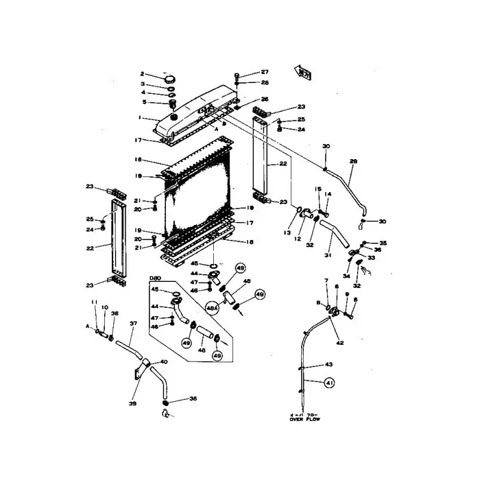 Engine Radiator Assy 154-03-00104 for Komatsu D80A-12 D85A-12 Bulldozer Engine Radiator Assy 154-03-00104 for Komatsu D80A-12 D85A-12 Bulldozer