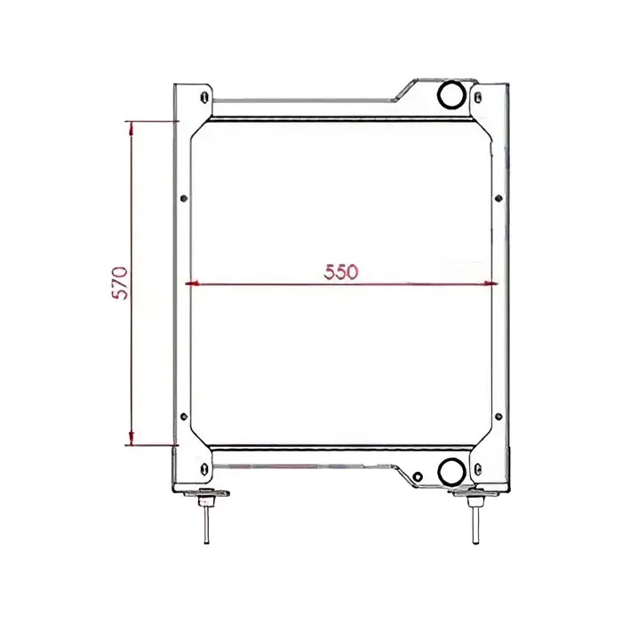 Engine Water Radiator Core 11172698 for Volvo Wheel Loader L90B L90 L90C L90D