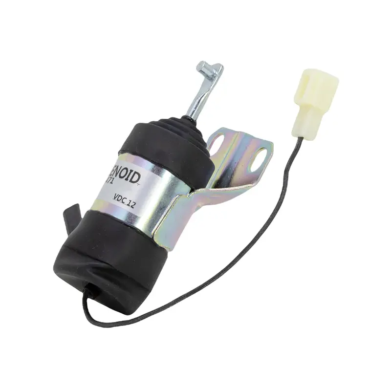 Fuel Shutoff Solenoid 15471-60013 for Kubota Tractor B1550D B1750D L2250F L3010DT M4950 M5700 Wheel Loader R410 R510