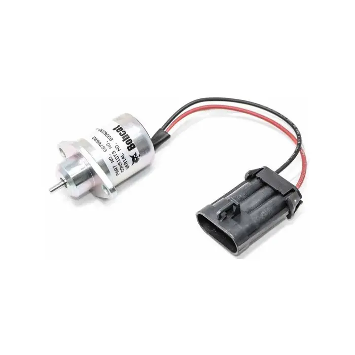 Fuel Shutoff Solenoid Valve 6670602 For Bobcat Loader 463 553 S70 S100
