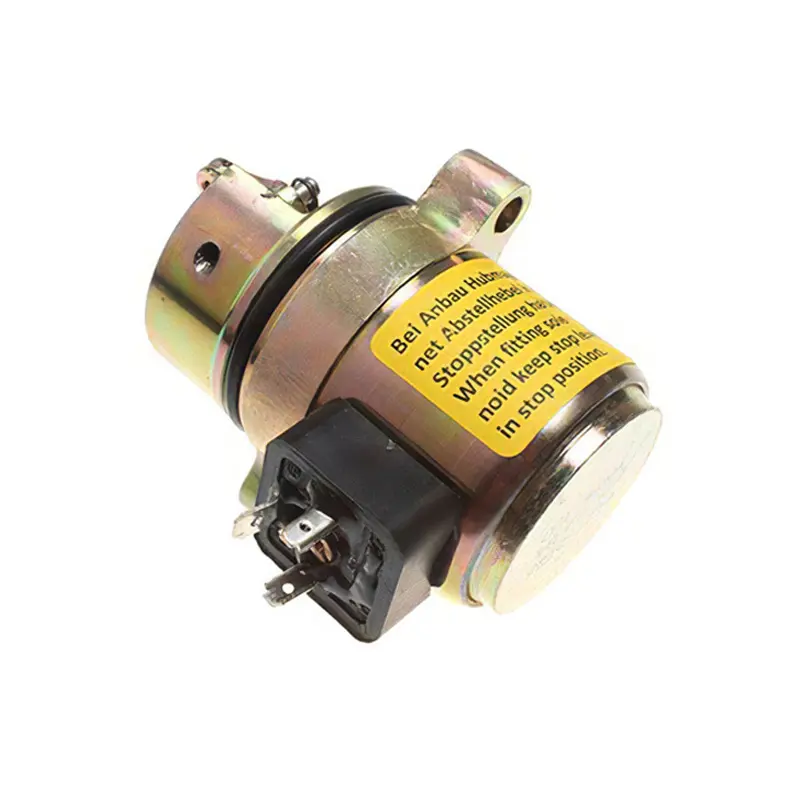 Fuel Stop Shutoff Solenoid 0427 2733 Deutz Engine BF4M1011F Fuel Stop Shutoff Solenoid 0427 2733 Deutz Engine BF4M1011F