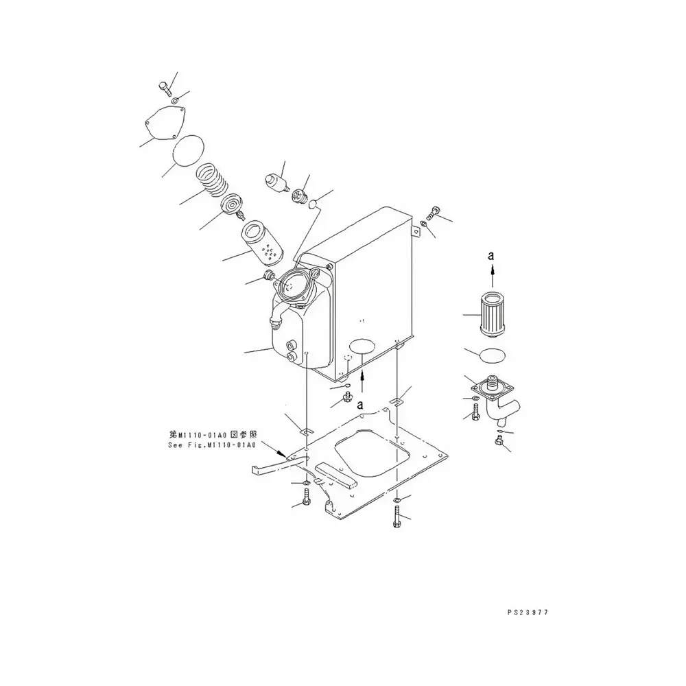 Hydraulic Filter 07063-01054 For Komatsu D65P-12 D65E-12 D63E-12 D61PX-12 D60P-12