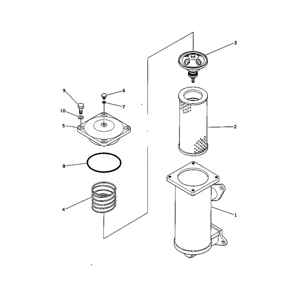 Hydraulic Filter 175-60-27380 For Komatsu Excavator PC120-1 PC120-2 PC120-3 PC120S-3 Hydraulic Filter 175-60-27380 For Komatsu Excavator PC120-1 PC120-2 PC120-3 PC120S-3