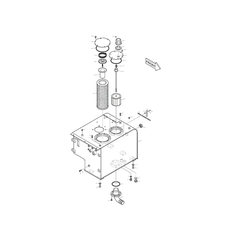 Hydraulic Filter 2474-9404A For Doosan Daewoo DX210 DX225LCB MEGA 250-V MEGA 300-V MEGA 400-V MEGA 500-V