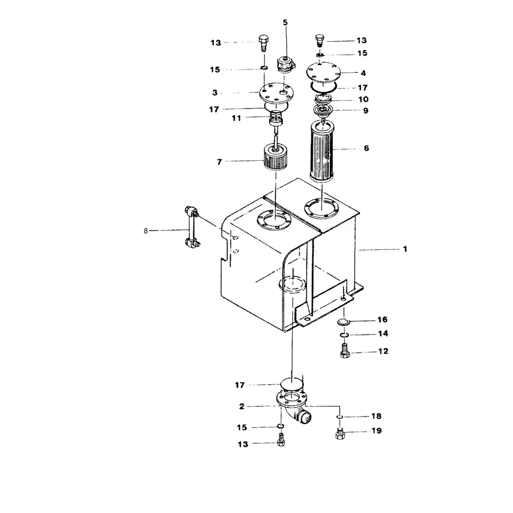 Hydraulic Filter 31E3-4527 For Hyundai Excavator R160LC-3 Hydraulic Filter 31E3-4527 For Hyundai Excavator R160LC-3