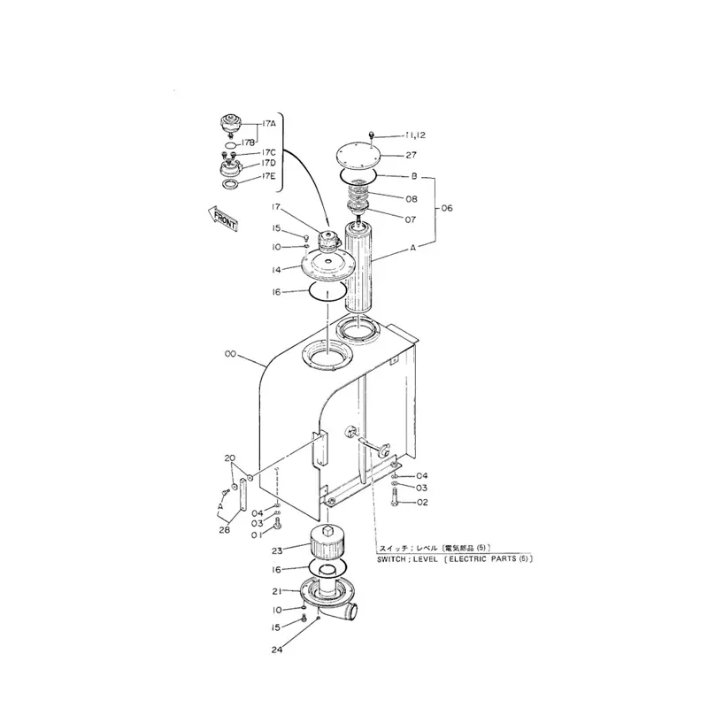 Hydraulic Filter 4227353 4132686 For Hitachi Excavator EX120 EX120-2 EX120-3 EX120-5 Hydraulic Filter 4227353 4132686 For Hitachi Excavator EX120 EX120-2 EX120-3 EX120-5