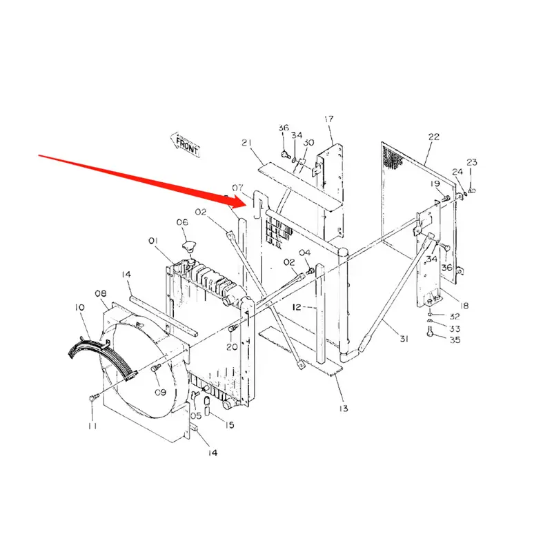 Buy Hydraulic Oil Cooler ASS'Y 4216509 For Hitachi Excavator EX90