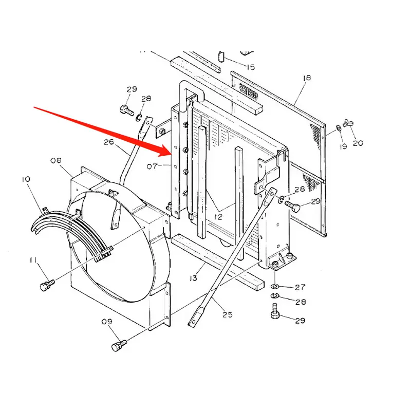 Buy Hydraulic Oil Cooler Core ASS'Y 4206097 For Hitachi Excavator EX100 EX100M