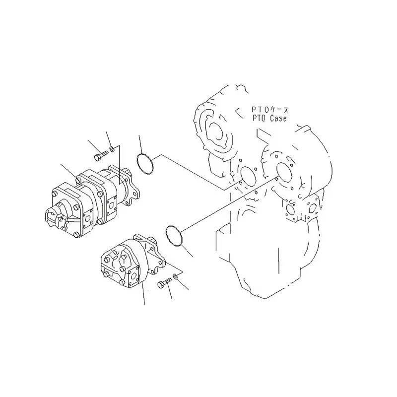 Buy Hydraulic Pump 705-21-46020 For Komatsu Bulldozer D575A-3 D575A-2