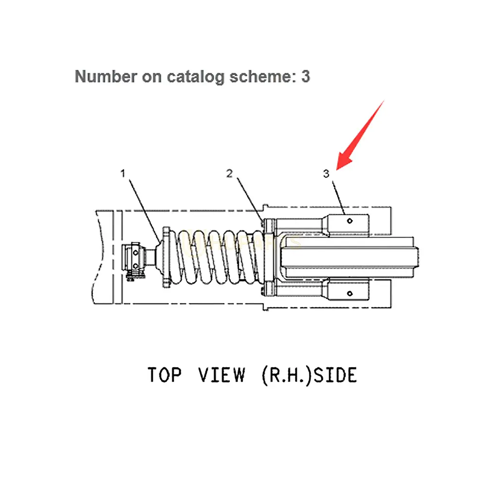 Idler GP-Front 113-2907 for Caterpillar CAT Excavator 320 320 L 320 N 320B 320B L 320C Engine 3116 3066 C7 C13