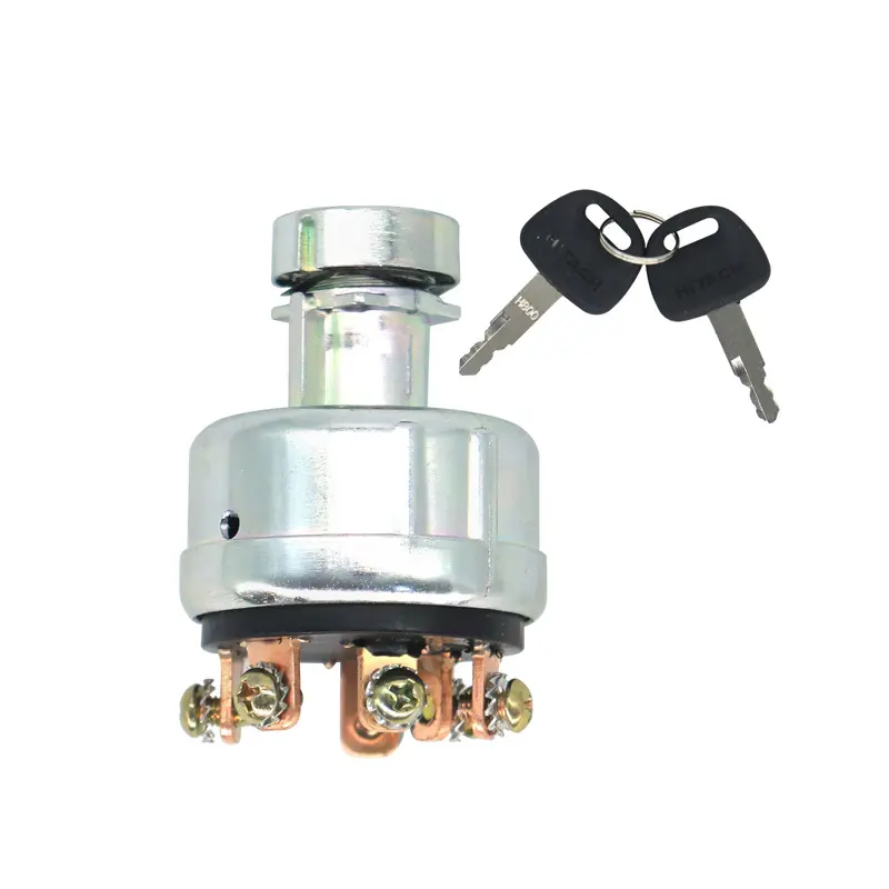 Ignition Switch with 2 keys 4186745 4186743 for Hitachi EX200-1 EX100 EX120 EX150 Excavator Ignition Switch with 2 keys 4186745 4186743 for Hitachi EX200-1 EX100 EX120 EX150 Excavator