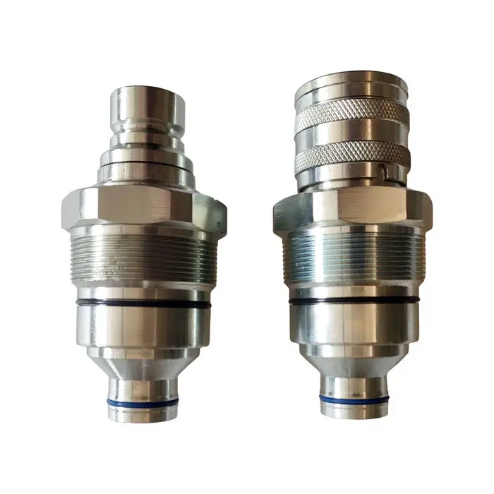 Male Female Flat Face Coupler Kit 7246799 7246802 for Bobcat 753 763 773 863 883 A220 A300 A770