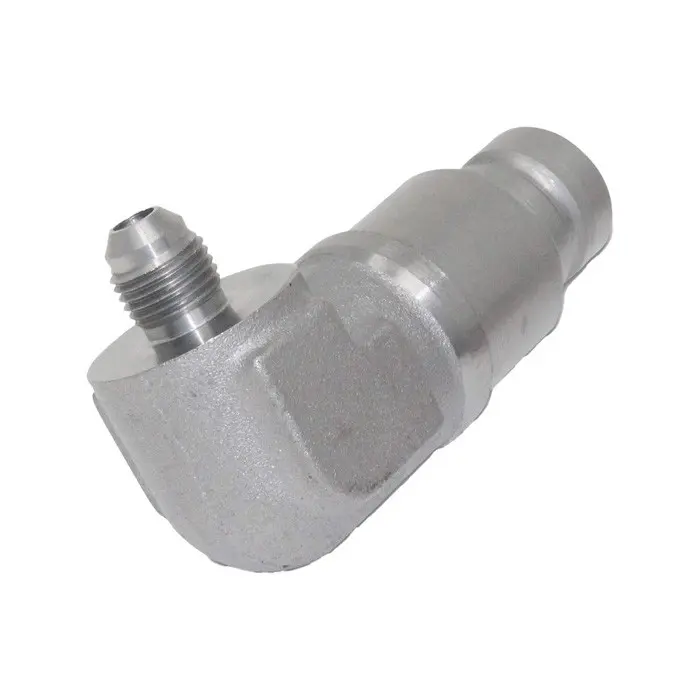 Male Flat Face Coupler with 3/8 JIC 90 Degree End 7167304 for Bobcat