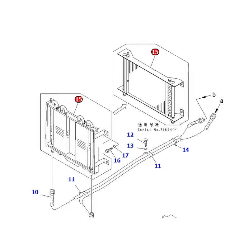 Buy Oil Cooler 103-49-31293 104-49-41110 for Komatsu Bulldozers D21A-7 D21AG-7 D21P-7 D21S-7 D21Q-7 Buy Oil Cooler 103-49-31293 104-49-41110 for Komatsu Bulldozers D21A-7 D21AG-7 D21P-7 D21S-7 D21Q-7