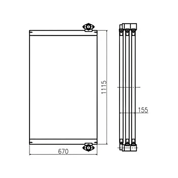 Buy Oil Cooler 13F12000A for Doosan Excavator S300LL S300LC-V