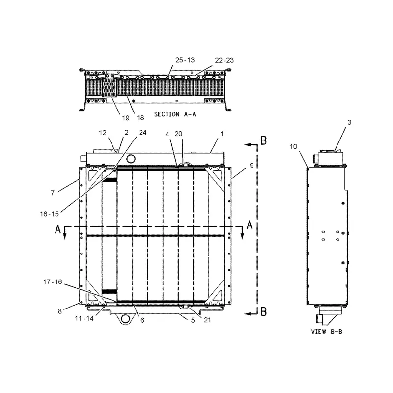 Buy Oil Cooler 140-6538 for Caterpillar CAT 322B L 325B L Excavator Buy Oil Cooler 140-6538 for Caterpillar CAT 322B L 325B L Excavator