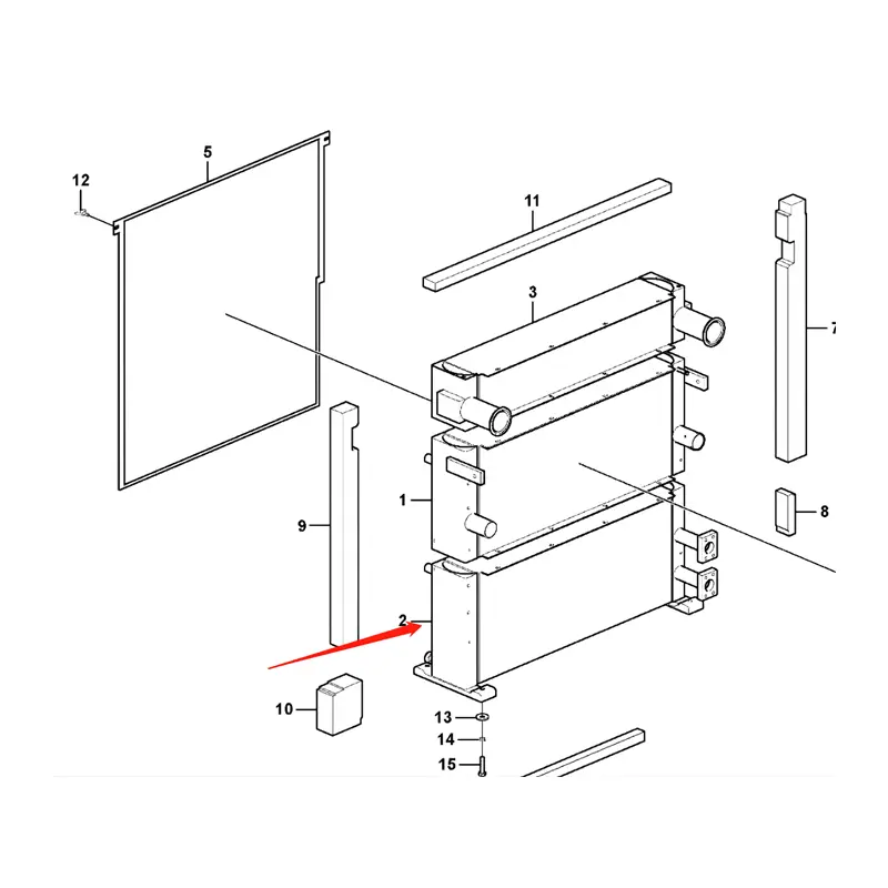 Oil Cooler 14573685 for Volvo Excavator EC235C EC210C sale