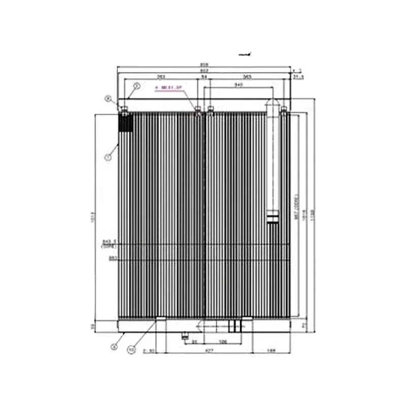 Oil Cooler for Doosan Excavator DX260LC