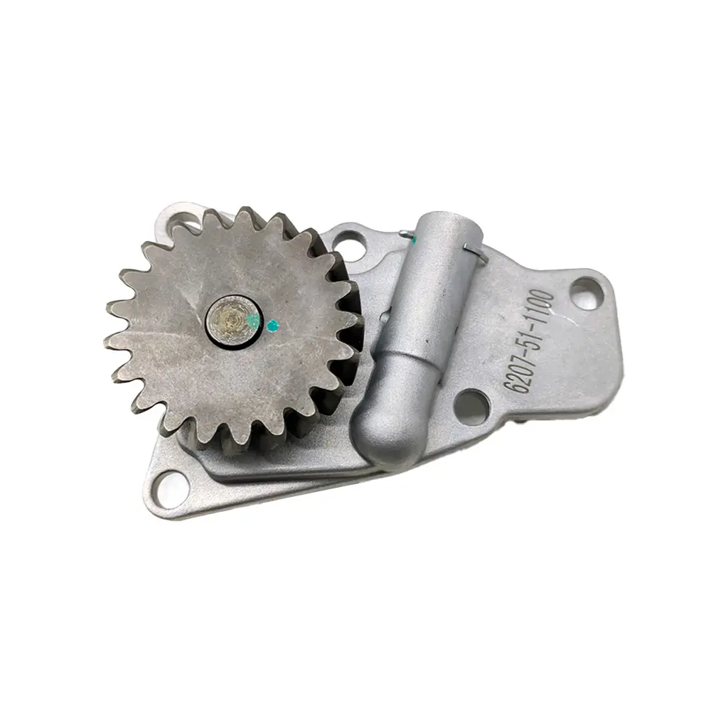 Oil Pump 6204-51-1200 For Komatsu Excavator PC40-5 PC80-3 Engine 4D95(12MM Gear)