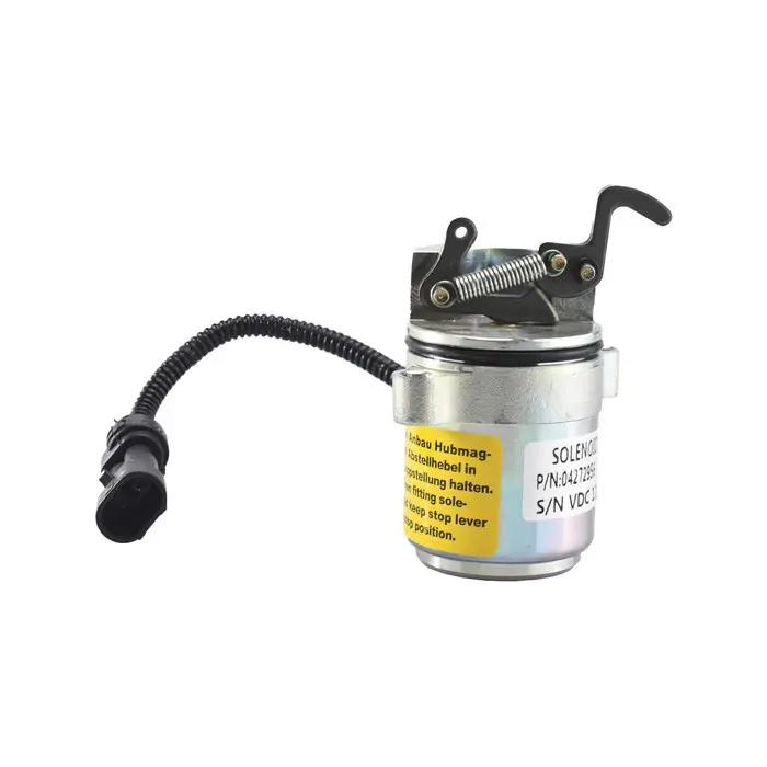 Old Type Fuel Shut Off Solenoid 6686715 for Bobcat Skid Steer 863 864 873 883 Diesel Deutz