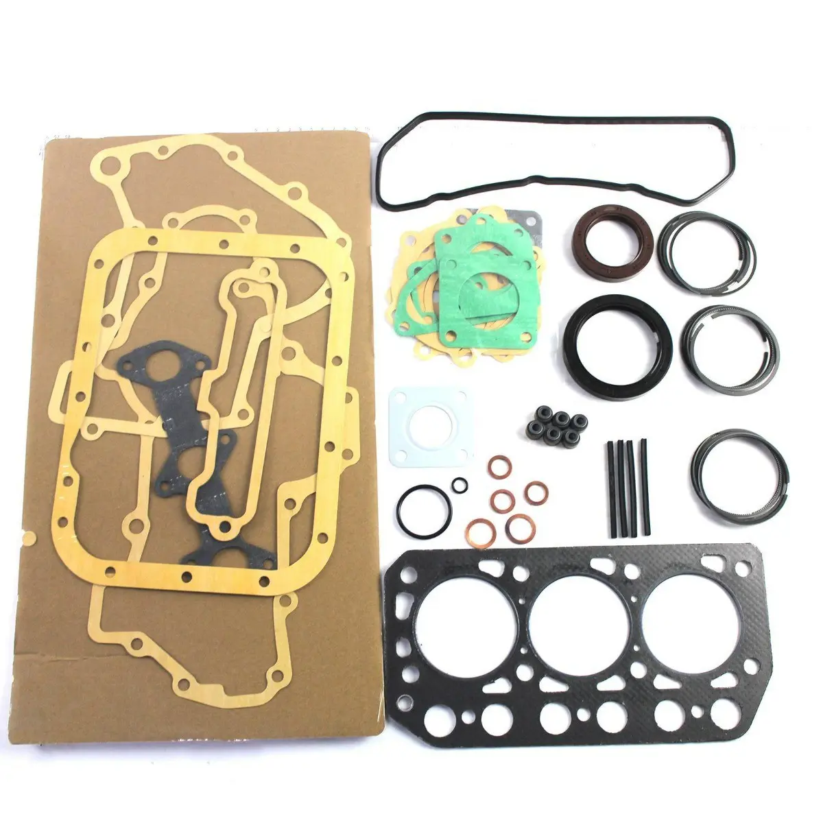 Overhaul Gasket Kit for Mitsubishi K3D Engine MM15T Excavator 912D 912M 1002D Overhaul Gasket Kit for Mitsubishi K3D Engine MM15T Excavator 912D 912M 1002D