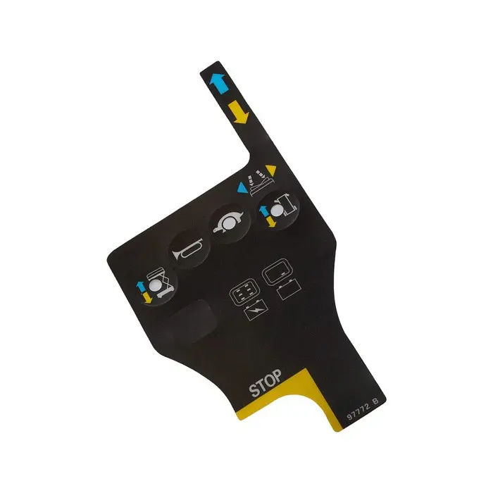 Play Control Box Overlay Decal 97772 97772GT for Genie GR-12 GR-15 GR-20 GS-1530 GS-1930 GS-2032 GS-3232 QS-12R QS-15R QS-20R